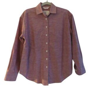 POWER OF MY PEOPLE The Wayward Fit Feeling 100% Cotton Shirt Dusky Red Pink XS